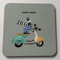 ''Harey Biker'' Coaster by Scaffardi